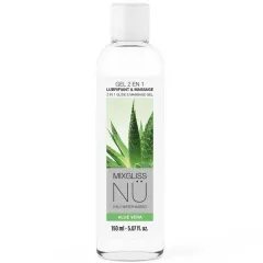 Lubrifiant și gel de masaj 2 în 1 Mixgliss Nuru Aloe Vera – 150 ml