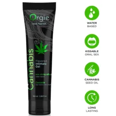 Lubrifiant intim pe bază de apă Orgie Lube Tube Cannabis Kissable – 100 ml