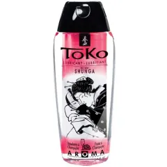 Lubrifiant aromat Shunga Toko Căpșuni & Șampanie 165 ml