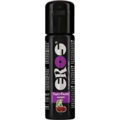 Lubrifiant pe bază de apă Eros Tasty Fruits cu aromă de cireșe 100 ml