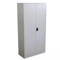 Fișet metalic, 2 uși, 4 polițe, 40 kg/poliță, 900x400x1800mm, gri, A177/9 B4U, montat