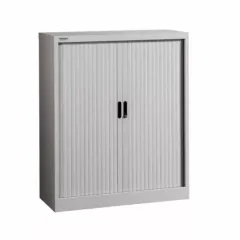 Dulap metalic, 2 uși pliante, 2 polițe, 50 kg/poliță, 1000x420x1200mm, B4U