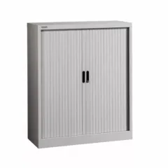 Dulap metalic, 2 uși pliante, 2 polițe, 50 kg/poliță, 1000x420x1200mm, B4U, la palet