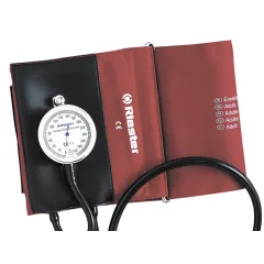 Tensiometru sfigmotensiofon cu doua tuburi Riester 1380, manseta adulti