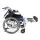 Scaun rulant manual din aluminiu Premium-TIM – albastru