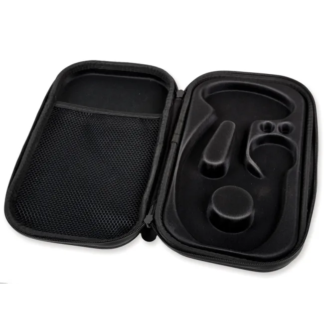 Geanta albastra pentru transport stetoscop, din material textil acoperit cu nailon, Golden Protect