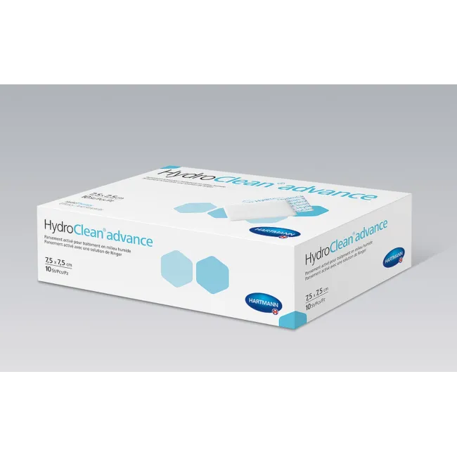HydroClean Advance pansament hidro-reactiv, cu PSA*, pentru 3 zile rotund, 7,5 x 7,5 cm 10 buc, Hartmann