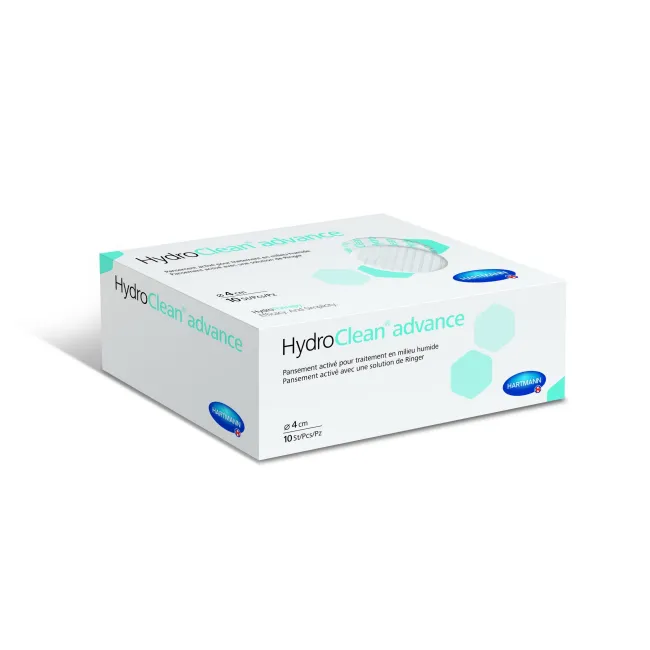 HydroClean Advance pansament hidro-reactiv, cu PSA*, pentru 3 zile rotund, diam. 4 cm 10 buc, Hartmann