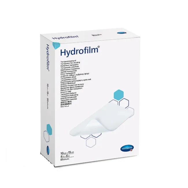 Hydrofilm plasture steril transparent, autoadeziv 10 x 15 cm, 50 buc, Hartmann