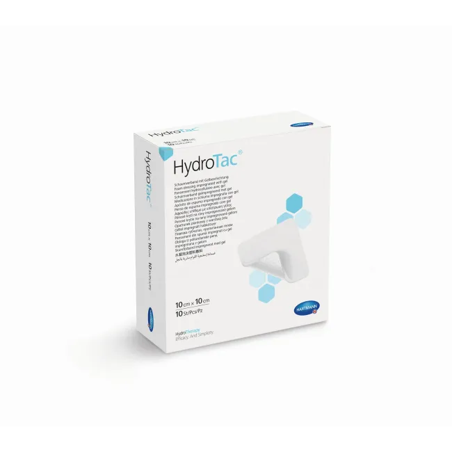 Hydrotac pansament din spuma poliuretanica cu strat de hidrogel 10 x 10 cm 10 buc, Hartmann