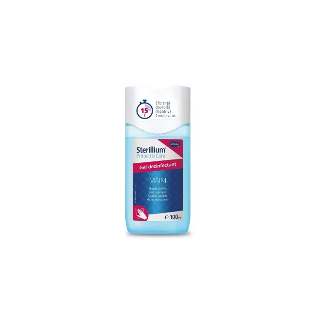 Gel Dezinfectant maini, Hartmann Sterillium Protect&Care, avizat de Institutul National de Biocide 100 ml