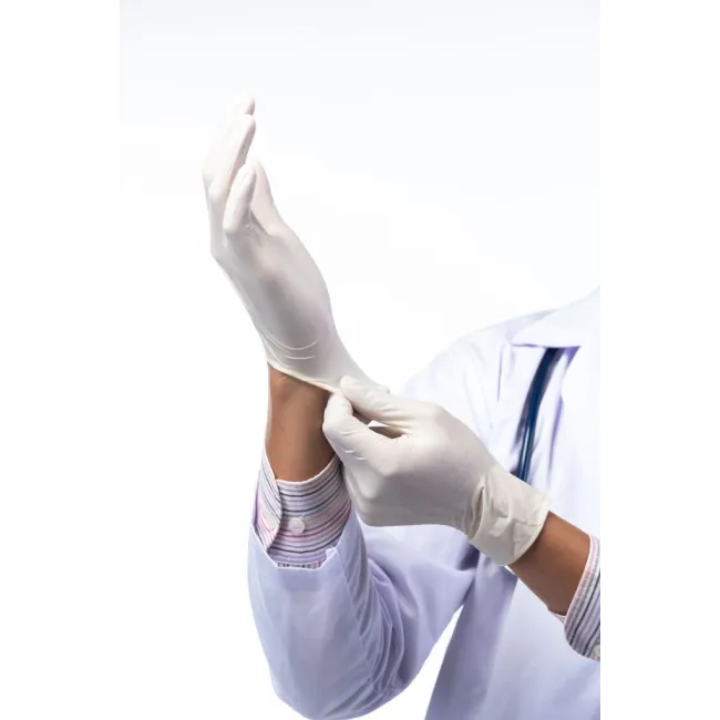 Manusi chirurgicale sterile din latex nepudrate, 1 pereche