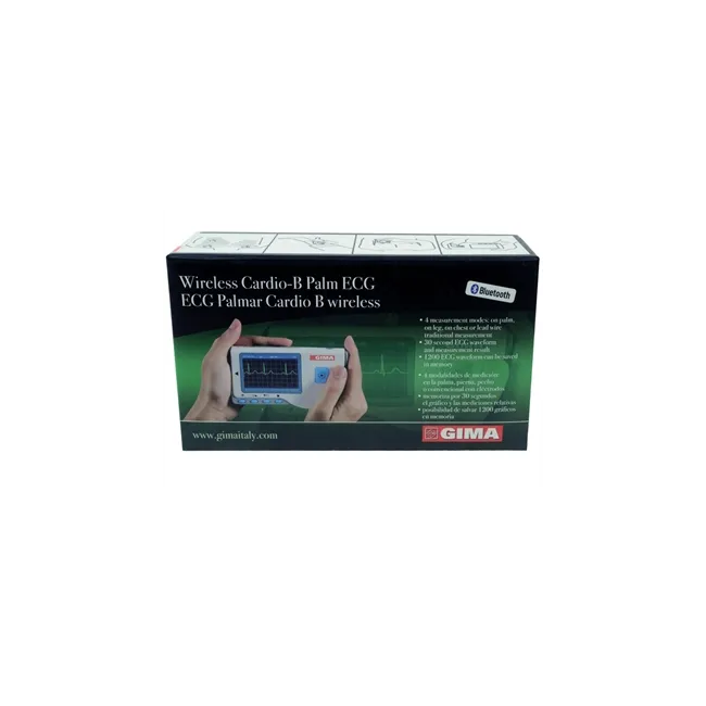 Monitor ECG Portabil Cardio-B cu Bluetooth – Ecran LCD, 4 Metode de Măsurare, Analiză Automată și Conectare Smartphone