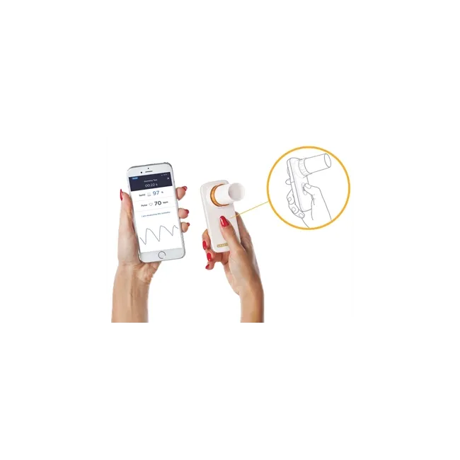 Spirometru și Pulsoximetru Digital Smart One Oxi – Monitorizare Astm și Oxigen pe Smartphone