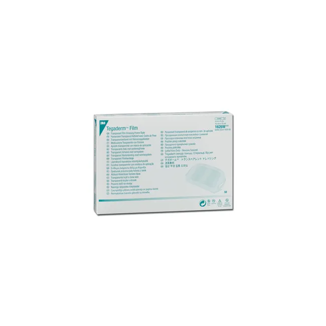 Plasture IV Transparent 3M™ TEGADERM™ - Steril, 10 x 12 cm, 50 buc