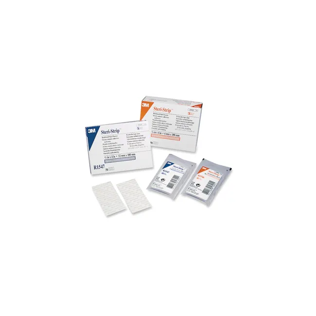 Benzi adezive ranforsate pentru închiderea pielii Steri Strip 3M, 100 x 6 mm , 500 buc