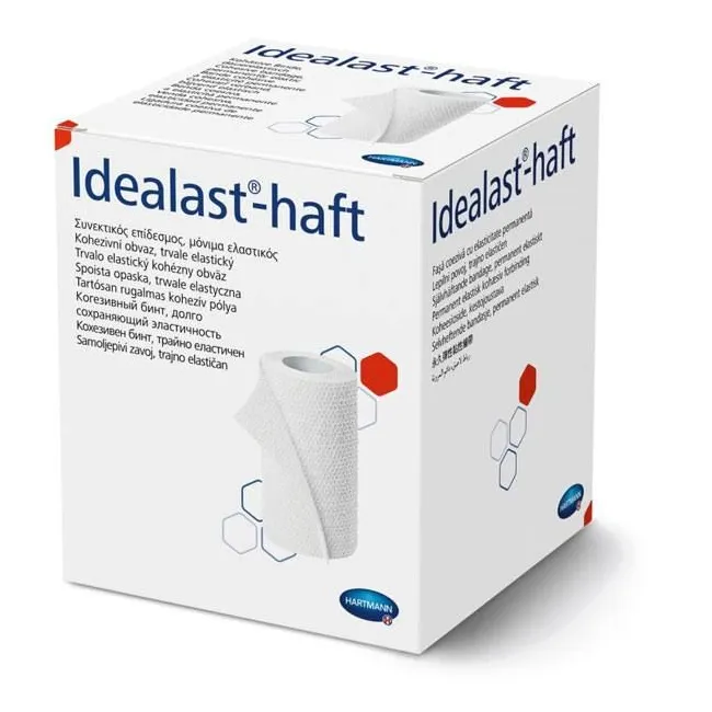 Idealast-haft fasa elastica autoadeziva pentru compresie moderata 8 cm x 4 m, Hartmann