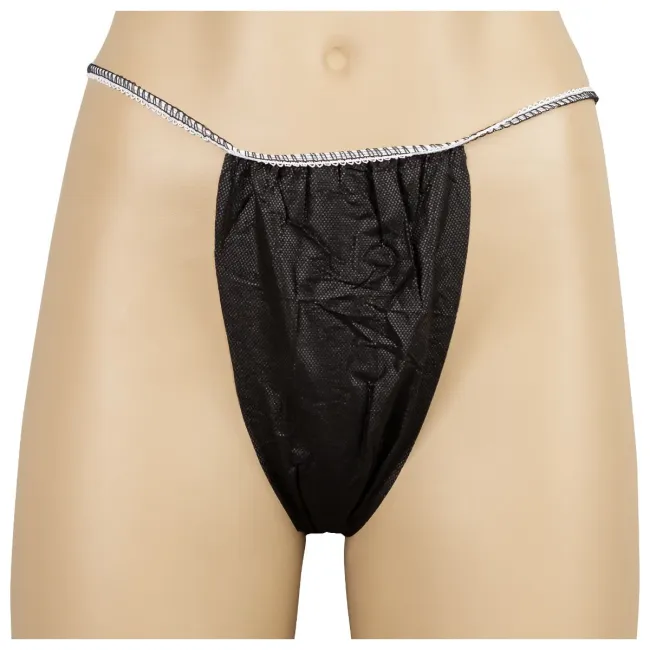 Bikini femei PPSB, de unica folosinta, negri, 100 bucati