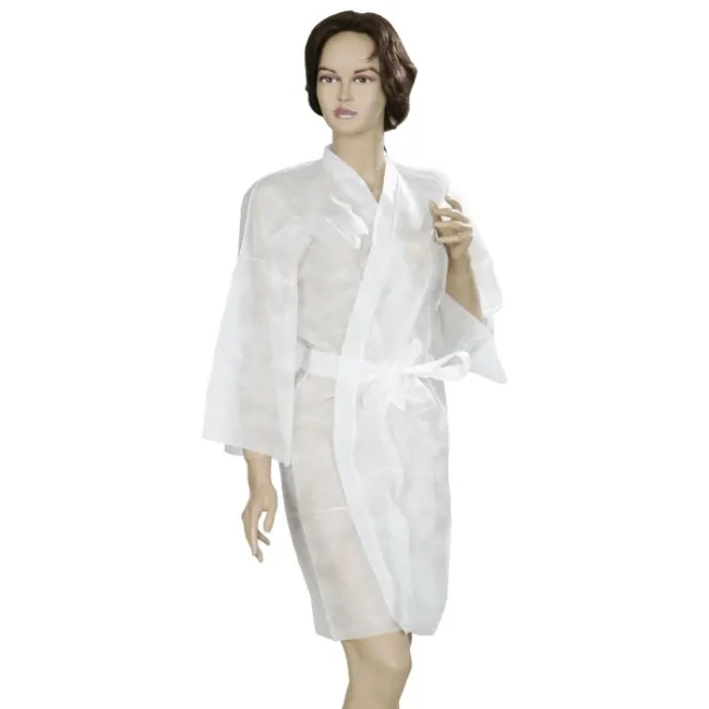 Kimono PPSB unica folosinta, 72x100cm, albastru/alb