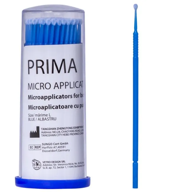 Microaplicatoare cu puf pentru bonding demineralizant,  diverse marimi, 100 buc