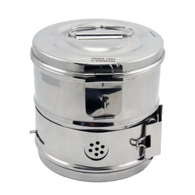 Casoleta sterilizare cu capac  8x8cm