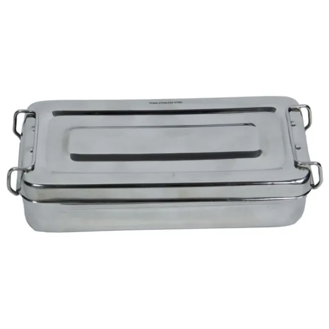 Cutie instrumentar cu manere din otel inox, 20x10x4cm
