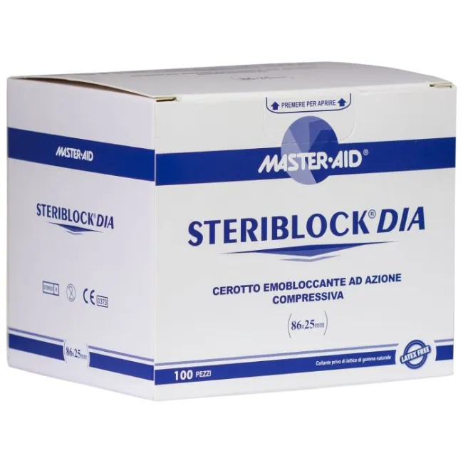 Plasture hemostatic, steril, 86x25 mm, 100 bucati