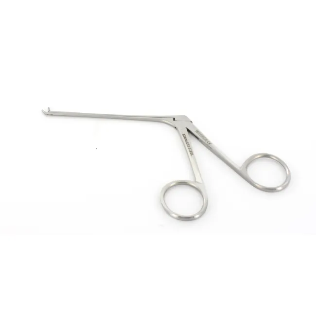 Micro-Cleste pentru Polipi Auriculari cu Cupă din Oțel Inoxidabil - 8 cm