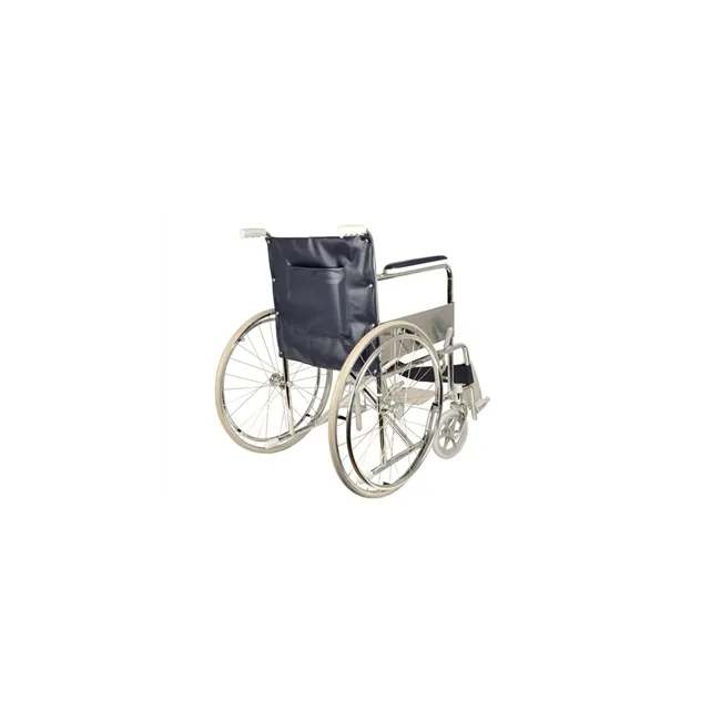 Scaun cu rotile pliabil, șezut 46 cm, sarcina maxima suportata 100 kg