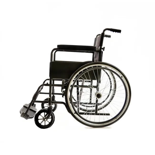 Scaun cu Rotile Universal STEELMAN EKO, Pliabil, Șezut 46 cm, sarcina Max. 120 kg