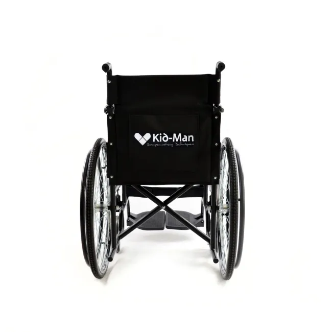 Scaun cu Rotile Universal STEELMAN EKO, Pliabil, Șezut 46 cm, sarcina Max. 120 kg