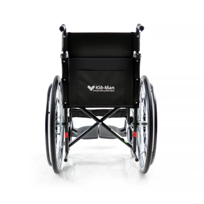 Scaun cu Rotile Universal STEELMAN EKO, Pliabil, Șezut 46 cm, sarcina Max. 120 kg