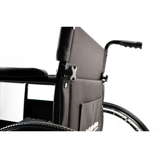 Scaun cu Rotile Universal STEELMAN EKO, Pliabil, Șezut 46 cm, sarcina Max. 120 kg