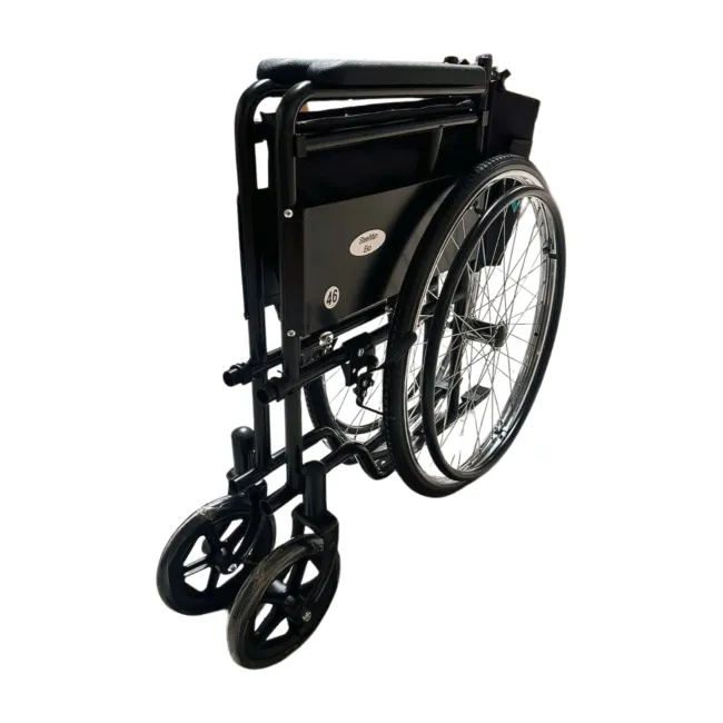 Scaun cu Rotile Universal STEELMAN EKO, Pliabil, Șezut 46 cm, sarcina Max. 120 kg