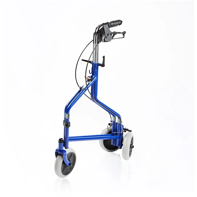 Cadru de mers pliabil cu 3 roti, sarcina maxima 120 kg