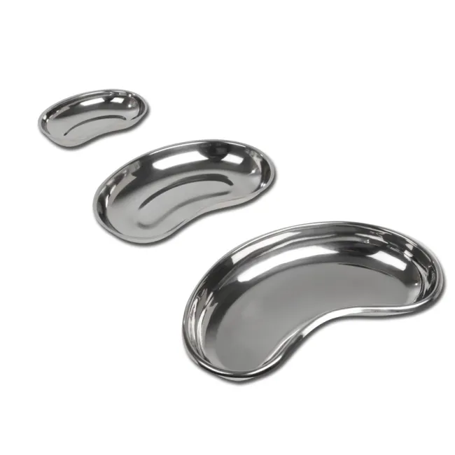 Tavă renală  Superficială din Oțel Inoxidabil AISI 304, 254x141x33 - 750 ml