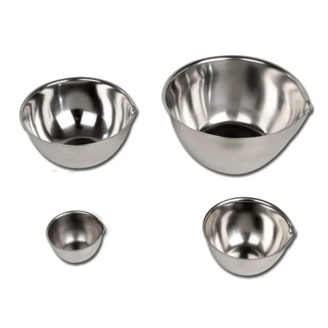 Vas Gallipot cu Buză din Oțel Inoxidabil AISI 304 - 450 ml