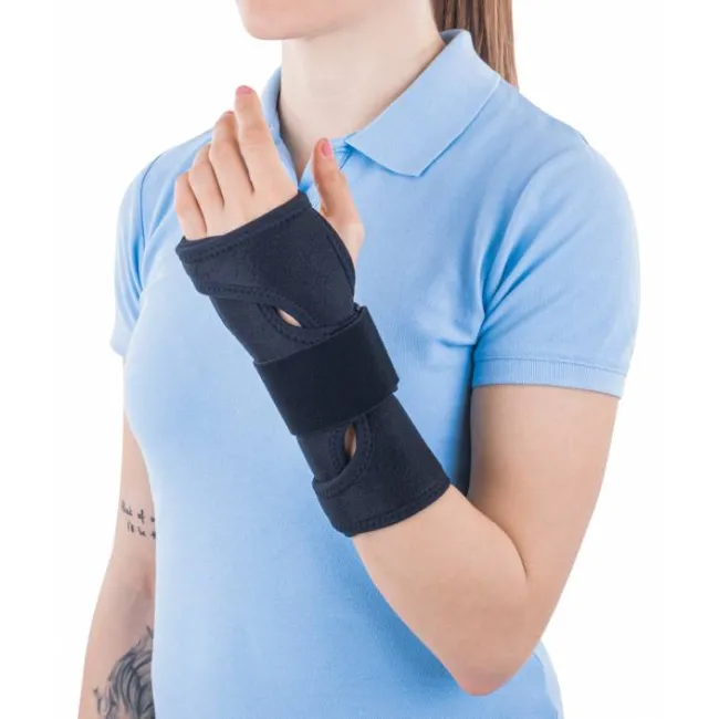 Orteză de Încheietura Mâinii cu Atelă Metalică Palmară (22 cm), Mărime Universală, Dispozitiv Medical
