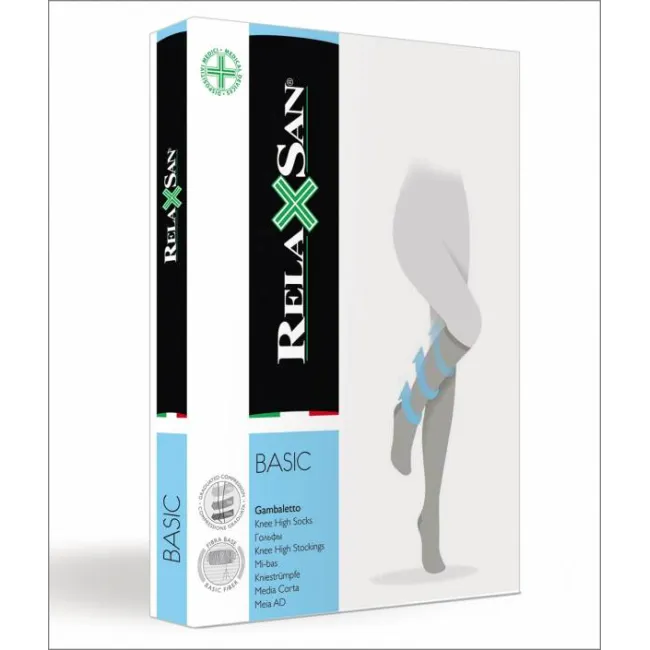 Ciorapi gamba pentru femei, preventivi, compresie 12-17 mmHg, RELAXSAN
