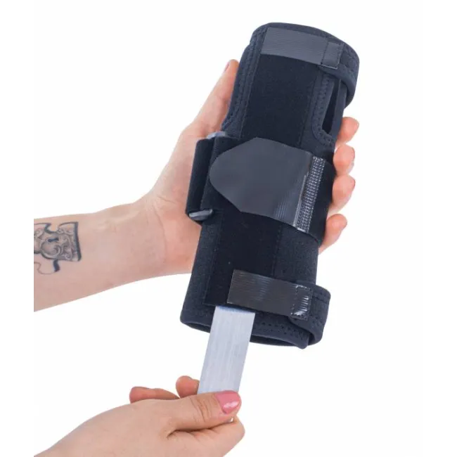 Orteză de Încheietura Mâinii cu Atelă Metalică Palmară (22 cm), Mărime Universală, Dispozitiv Medical