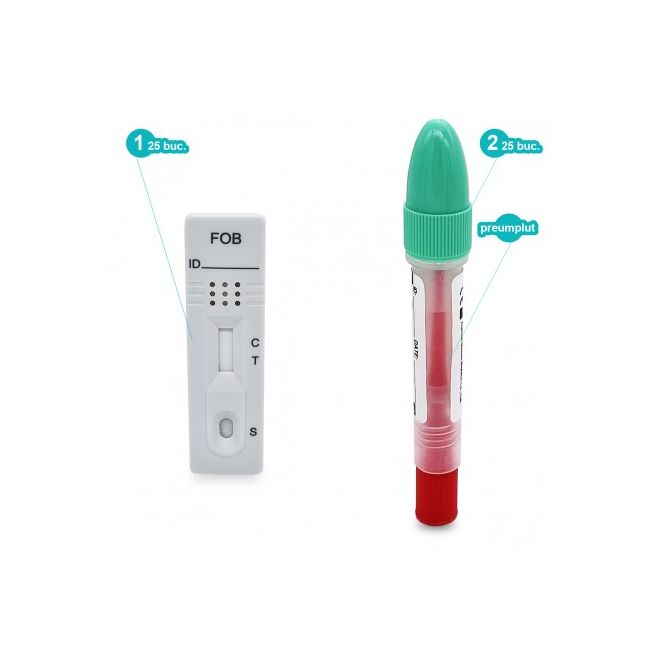 Set 25 Teste Rapide Hemoragii Oculte (FOB), Boson