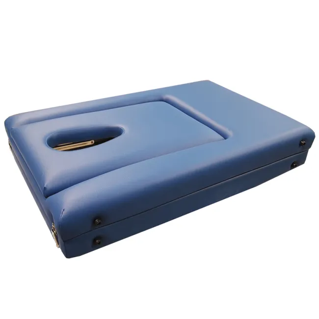 Masă de masaj pliabilă din aluminiu cu orificiu facial – tip geantă