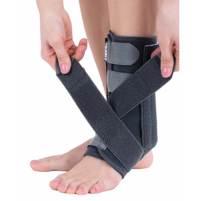Orteză de Gleznă Mobilă cu Atele Metalice și Benzii de Stabilizare, Mărime Universală - Dispozitiv Medical