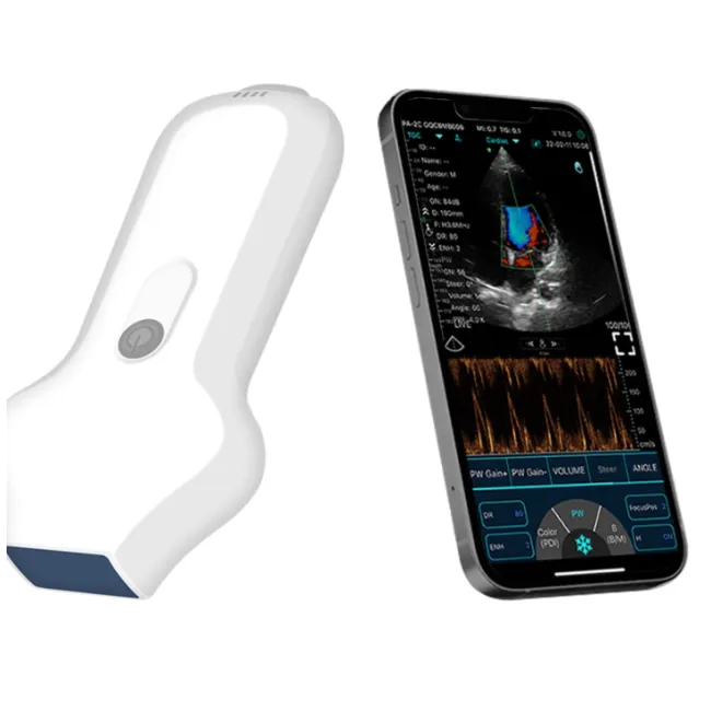 Ecograf wireless veterinar C10UC cu sonda cardiaca
