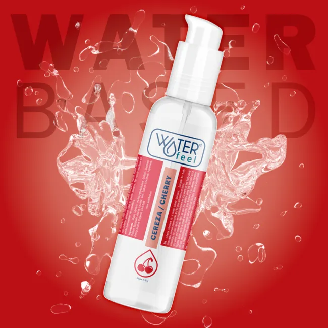 Lubrifiant pe bază de apă cu aromă de cireșe 175 ml, Waterfeel