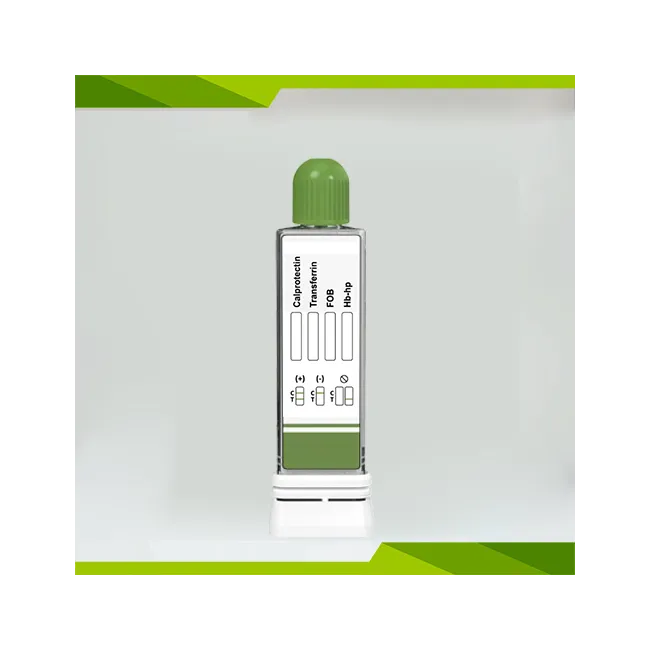 Test Rapid Combo Calprotectină / Transferrină / FOB / Hb-Hp – Casetă tip Cupă (Materii fecale)