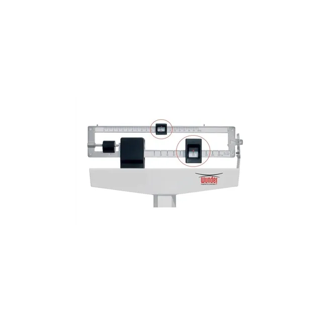 Cântar mecanic cu bază și stativ WUNDER C201 cu stadimetru – 200 kg, Clasa III