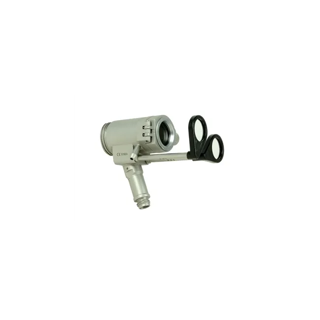 Cap de iluminare cu fibră optică (F.O.) pentru instrumente medicale de unică folosință