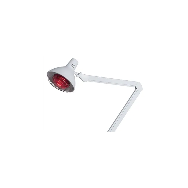 Lampă cu infraroșu 250 W – cu braț articulat și suport pe cărucior mobil