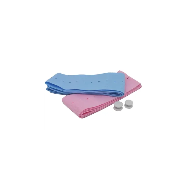 Curele elastice de unică folosință pentru monitorizare fetală – 100 perechi (roz + bleu)